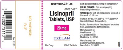 Lisinopril 20mg (1000 Tablets).jpg - Lisinopril 20mg (1000 Tablets)